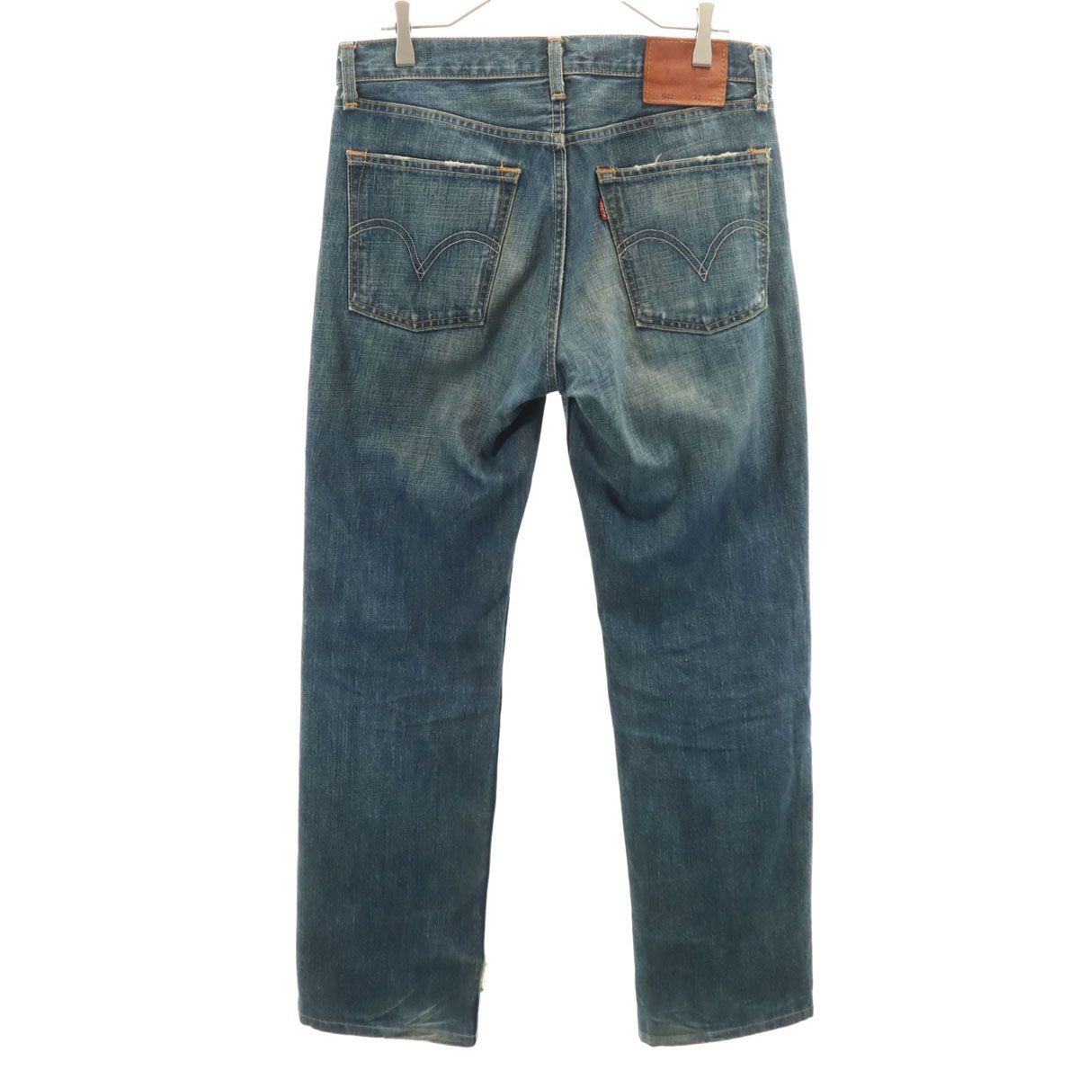 Levi's リーバイス 502 日本製 デニムパンツ W32 インディゴブルー ジーンズ メンズ 古着