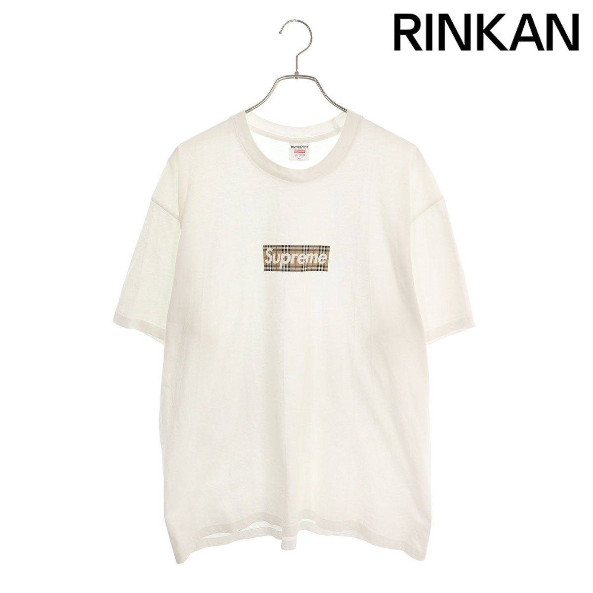 シュプリーム ×バーバリー Burberry Burberry Box Logo Tee バーバリー