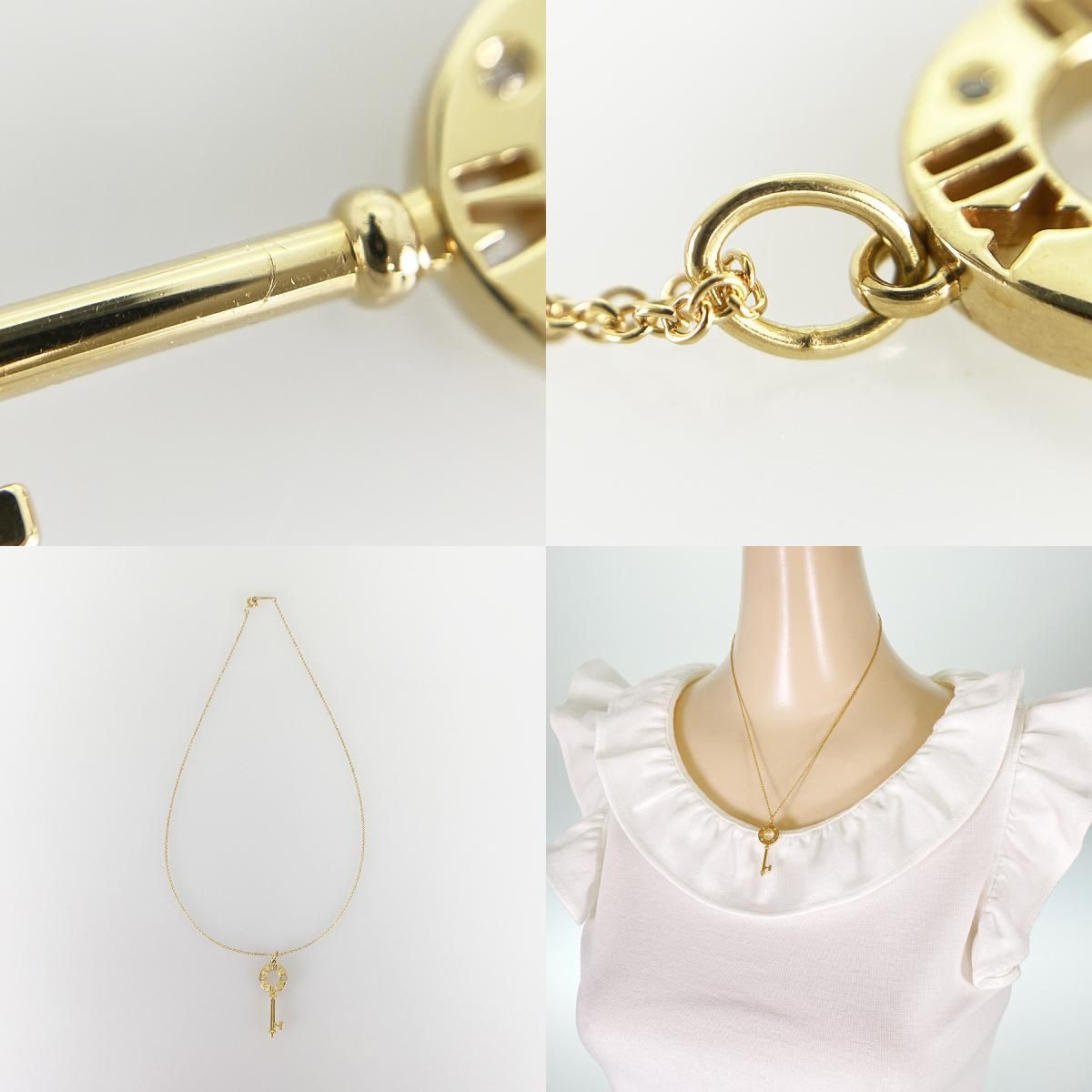 ティファニー TIFFANY&Co. アトラス キー 4P K18YG ダイヤモンド 
