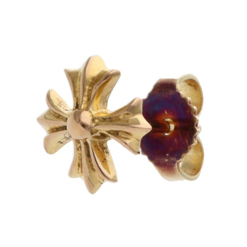 クロムハーツ 22K No2 CH PLS/22KCHプラススタッド ゴールドピアス