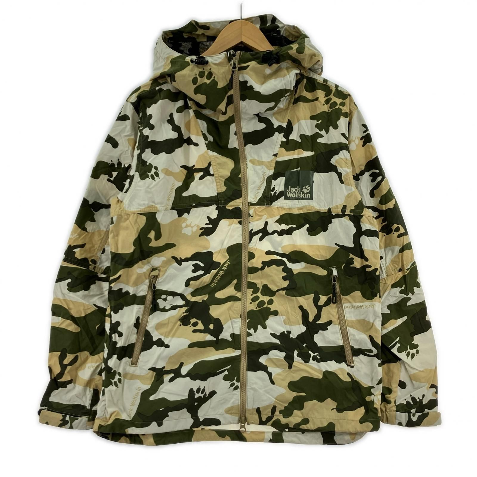 Jack Wolfskin ジャック・ウルフスキン カモフラ柄マウンテンパーカー 