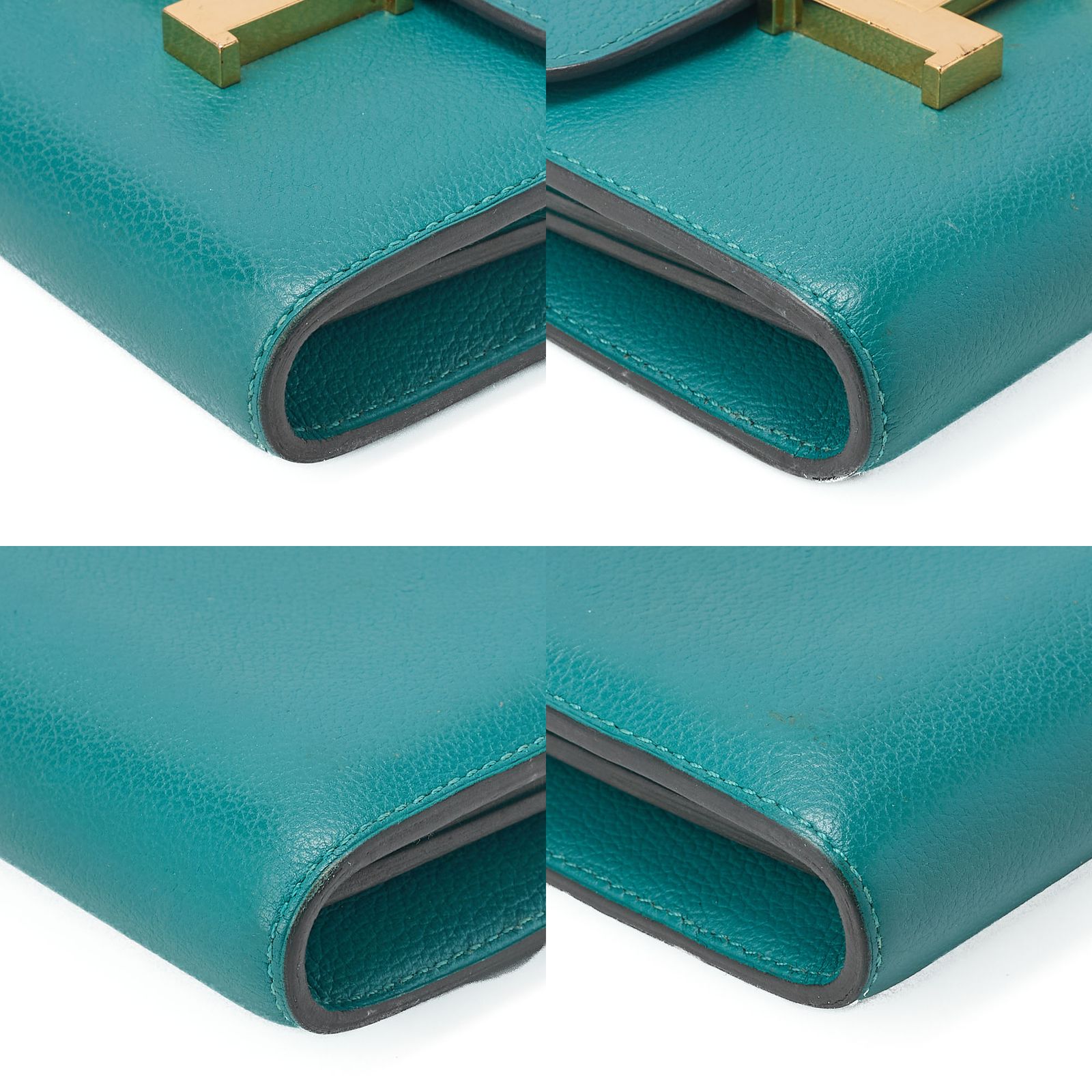 HERMES エルメス コンスタンスコンパクト 2つ折り財布 スイフト エバー