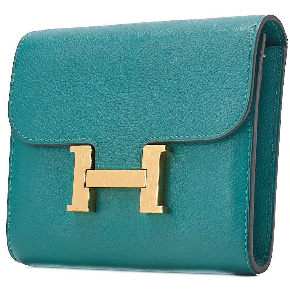 HERMES エルメス コンスタンスコンパクト 2つ折り財布 スイフト エバー