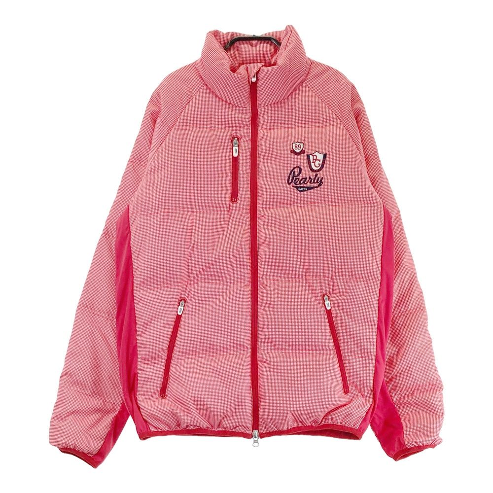 サイズ：4 PEARLY GATES パーリーゲイツ ダウンジャケット チェック柄