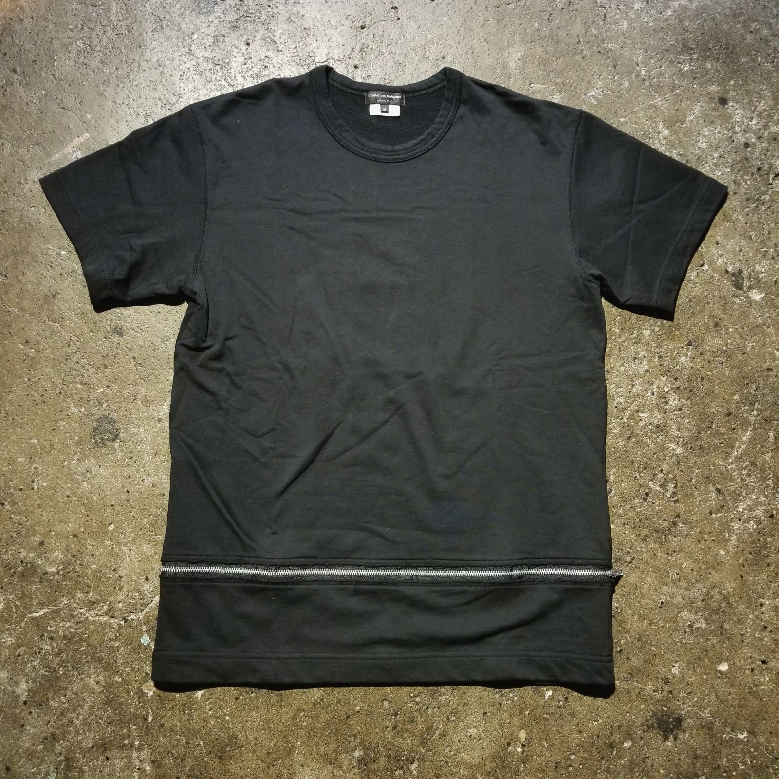 COMME des GARCONS HOMME PLUS 16ss ジップデザインカットソー M