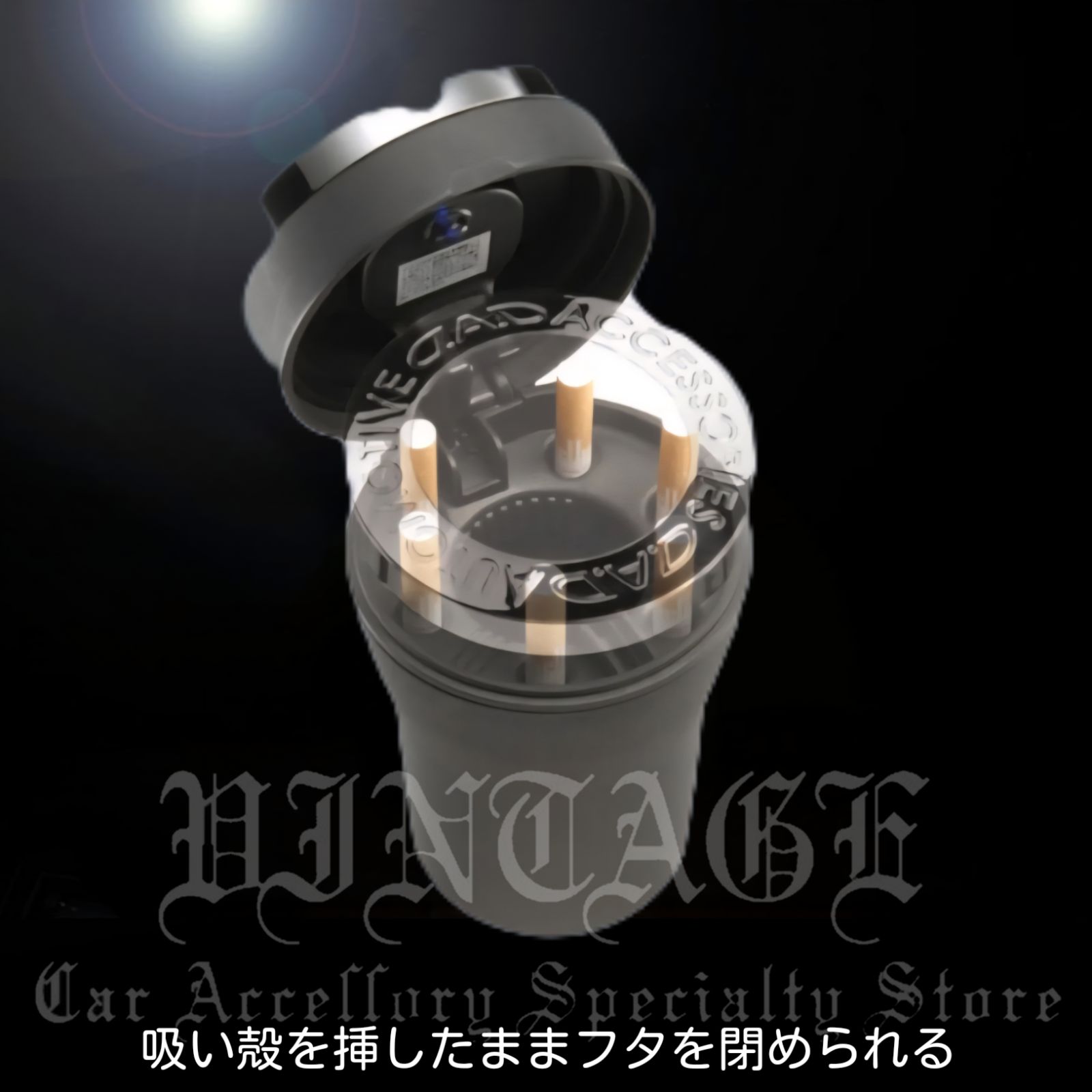 D.A.D サーキュラー ロゴデザイン アッシュボトル（灰 皿）DAD