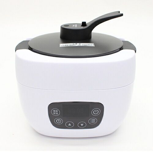 【新品】 ヒロコーポレーション 万能マルチポット NC-F180WH ホワイト 多機能 炊飯器 4合炊き マイコン式 おしゃれ
