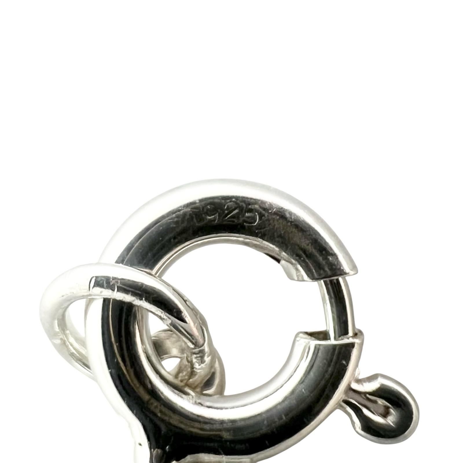 【1円スタート】TIFFANY&Co. ティファニー シルバー ビーン 3.4g 925刻印 ネックレス 288285