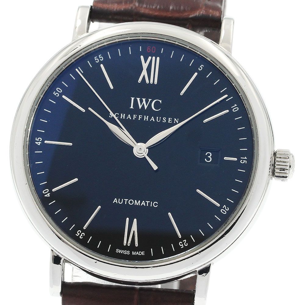 IWC IWC SCHAFFHAUSEN IW356502 ポートフィノ デイト 自動巻き メンズ 保証書付き_931714 IWC IWC SCHAFFHAUSEN IW356502 ポートフィノ デイト 自動巻き メンズ