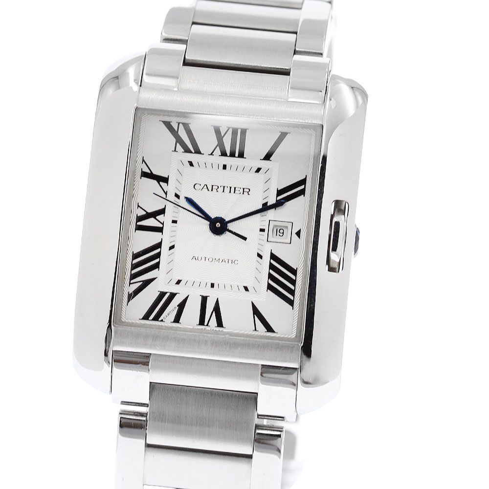 カルティエ CARTIER W5310009 タンクアングレーズLM デイト 自動巻き