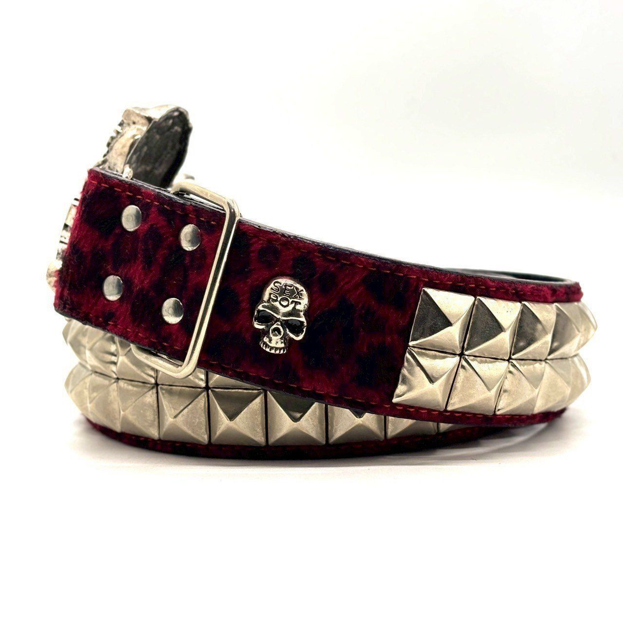 毒を仕込む、ベルト】 SEX POT ReVeNGe ベルト スカルバックル