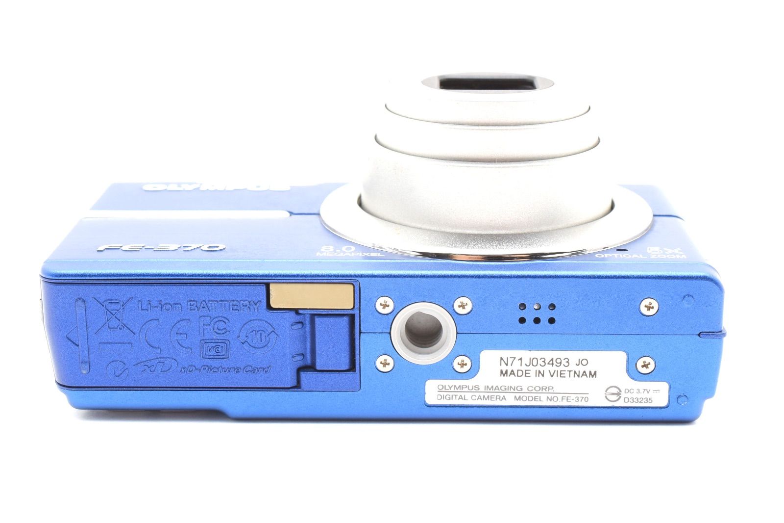 美品】オリンパス OLYMPUS FE-370ブルー XD-Picture Card付き - メルカリ