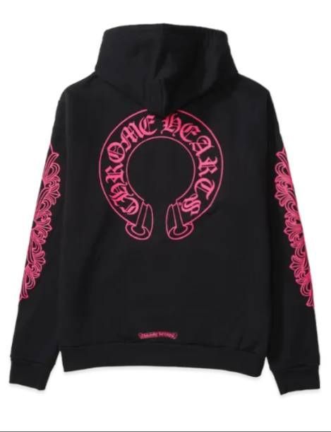 クロムハーツ ホースシュー フローラルクロス ジップアップフーディー