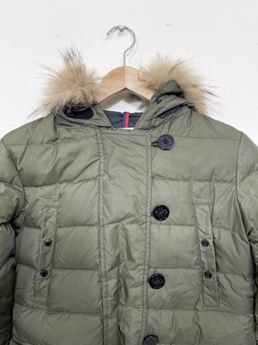 MONCLER モンクレール ダウン ジャケット size0/XS-S相当/カーキ