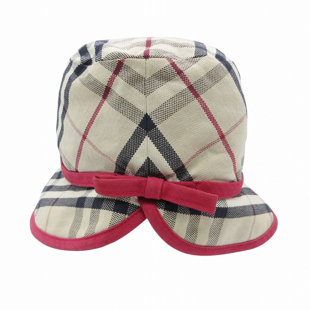 BURBERRY LONDON バーバリーロンドン ノバチェック柄 パイピングハット 