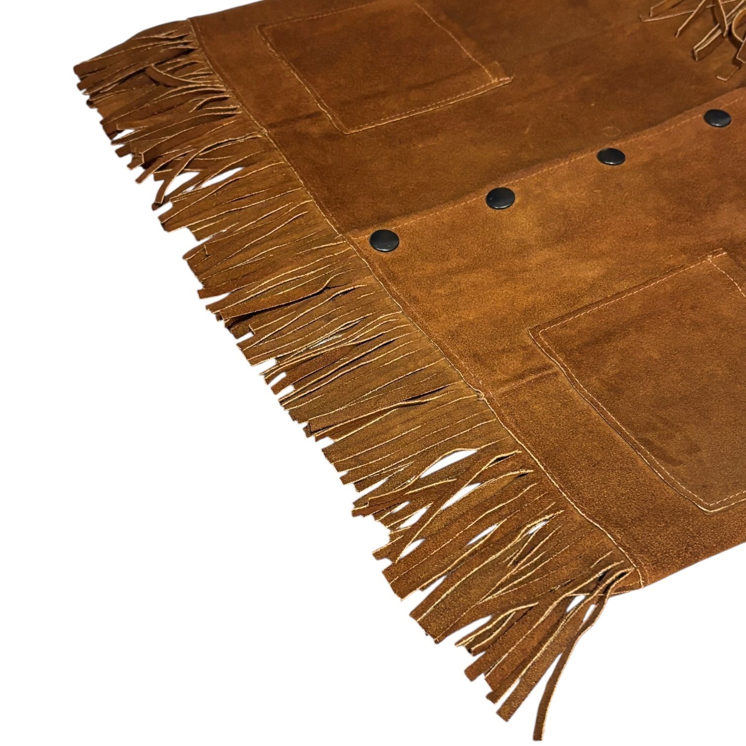 60s Jo-o-Kay Western Fashions Leather Vest ジョーオーケイ