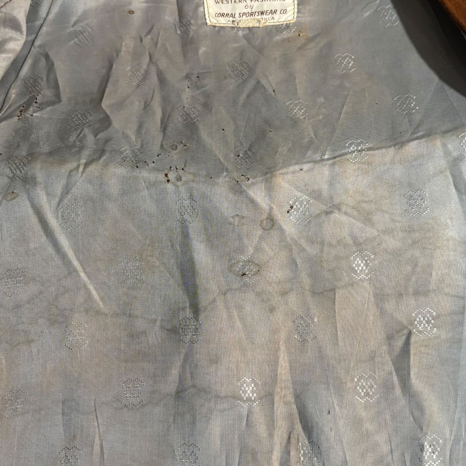 60s Jo-o-Kay Western Fashions Leather Vest ジョーオーケイ