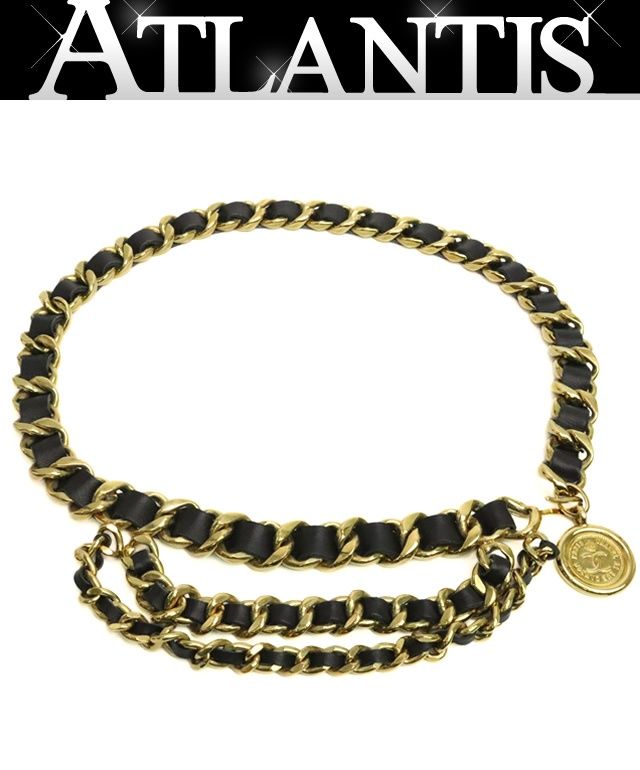 広尾店】 シャネル CHANEL ヴィンテージ ココマーク チェーンベルト
