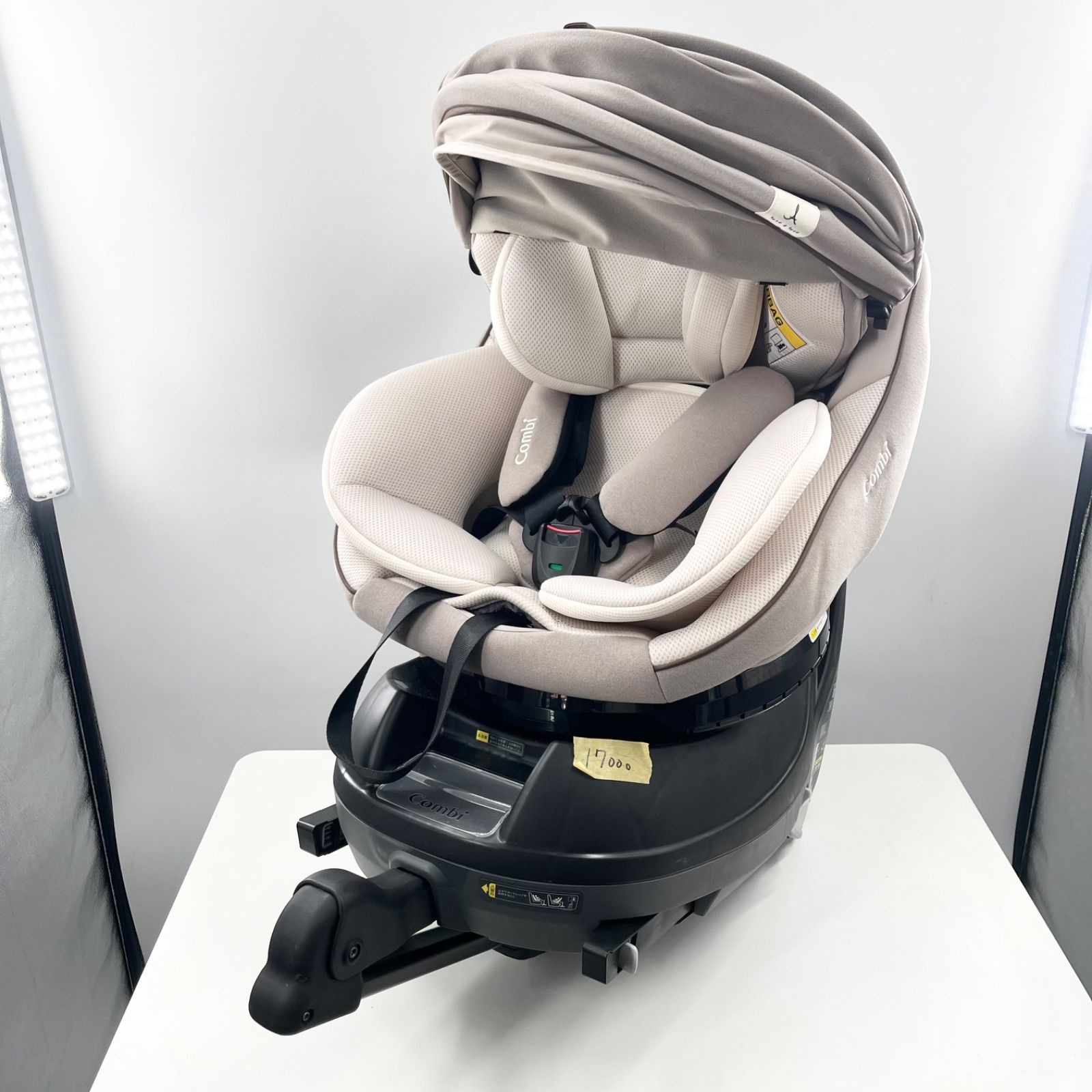 まみむめも Combi tete a tete チャイルドシート Combi コンビ tete a tete チャイルドシート 回転式 ISOFIX対応 新生児