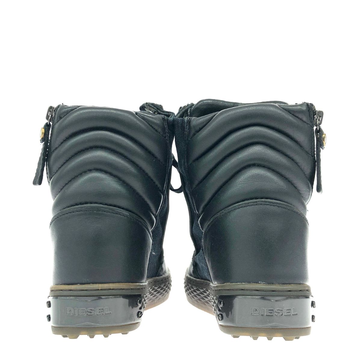 DIESEL ディーゼル ハイカットスニーカー 表記サイズ:25.5cm デニム 