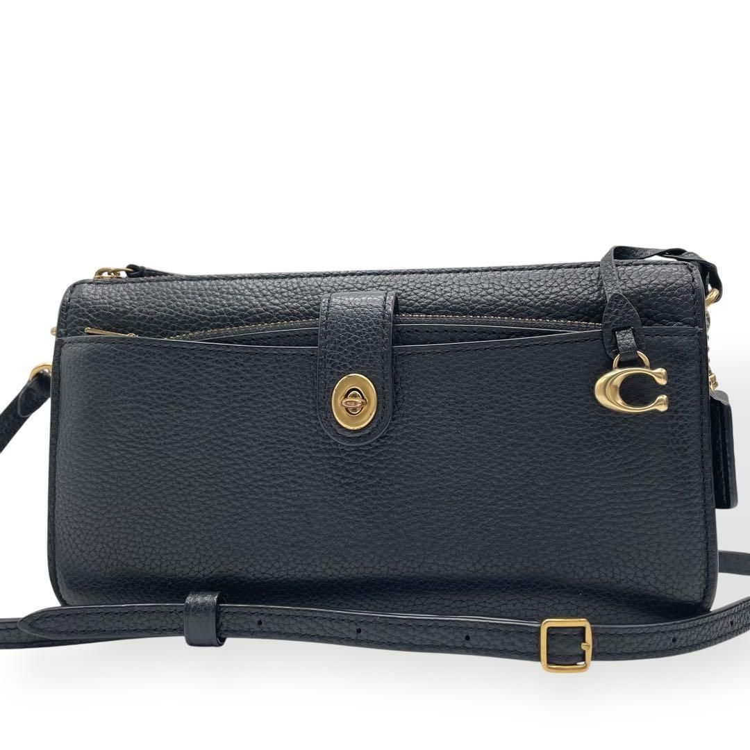 極美品 COACH コーチ ショルダーバッグ ノア ポップアップ