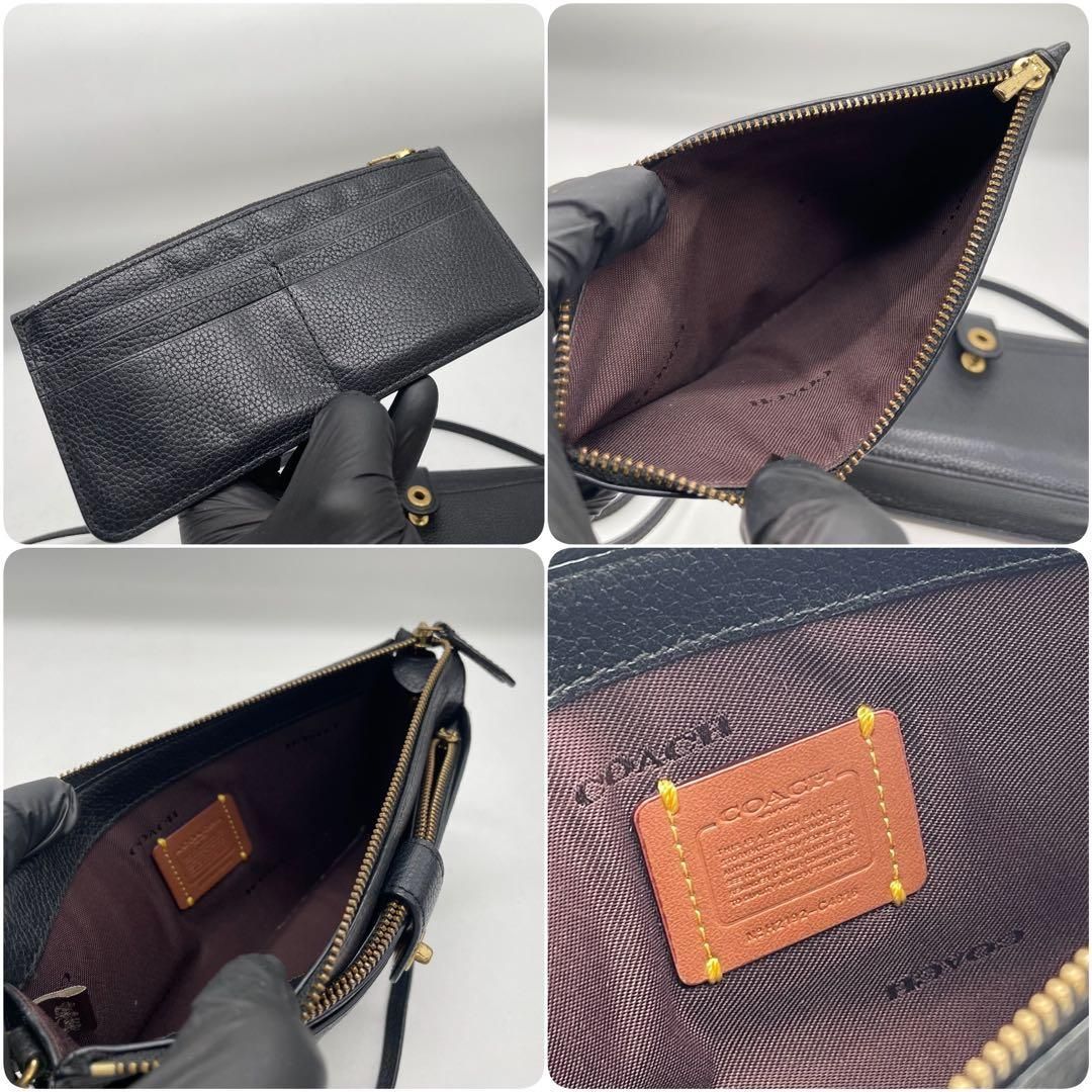 極美品 COACH コーチ ショルダーバッグ ノア ポップアップ