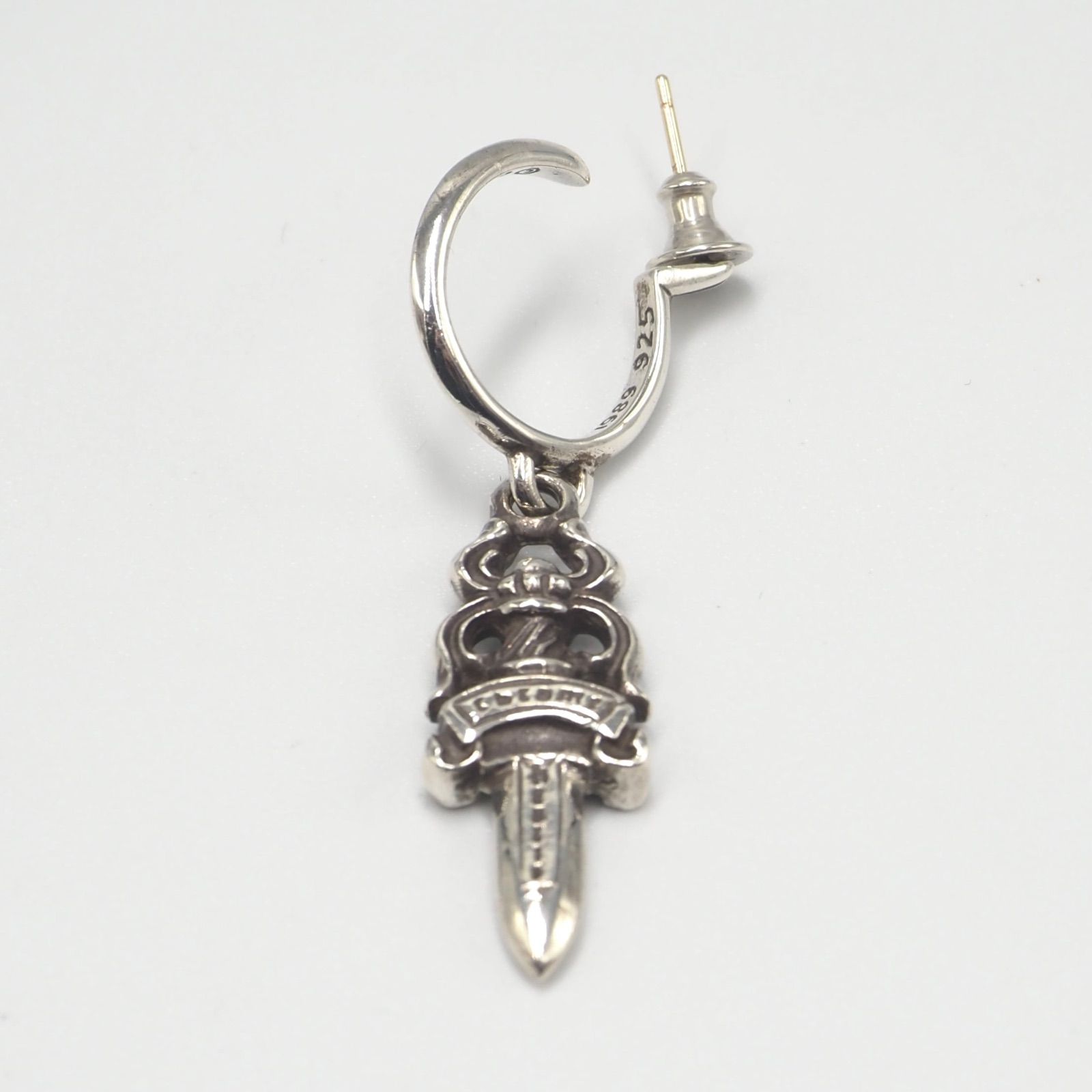 CHROME HEARTS ダガー フープ ピアス シルバー925 クロムハーツ イン