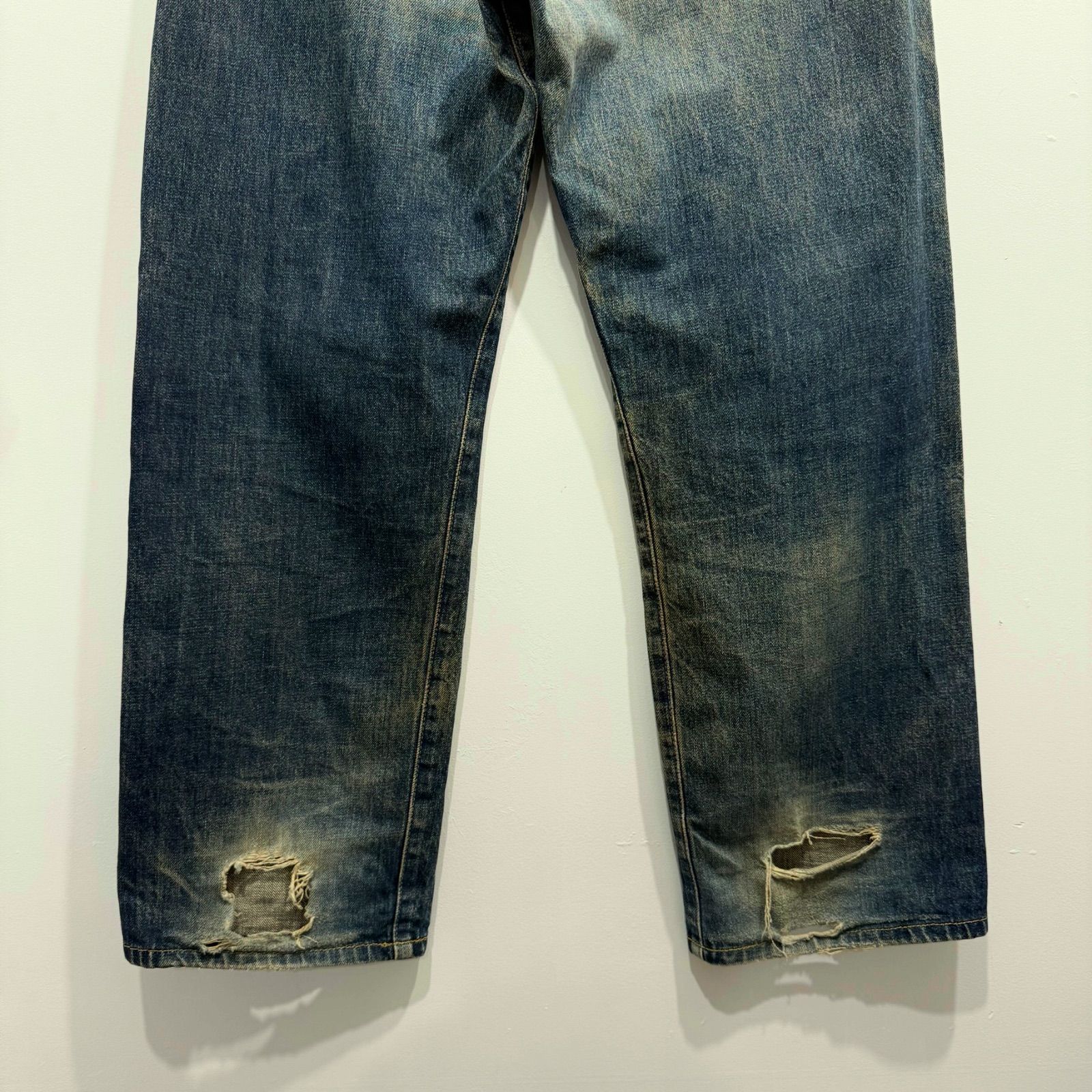 LEVI'S リーバイス 702-XX 雰囲気抜群 クラッシュ 復刻 デニムパンツ