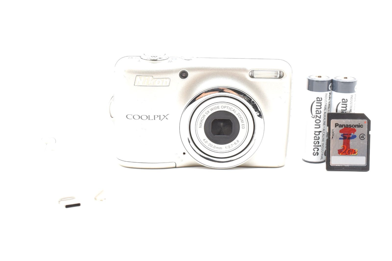 ニコン Nikon COOLPIX L23 シルバー SDカード付き - メルカリ