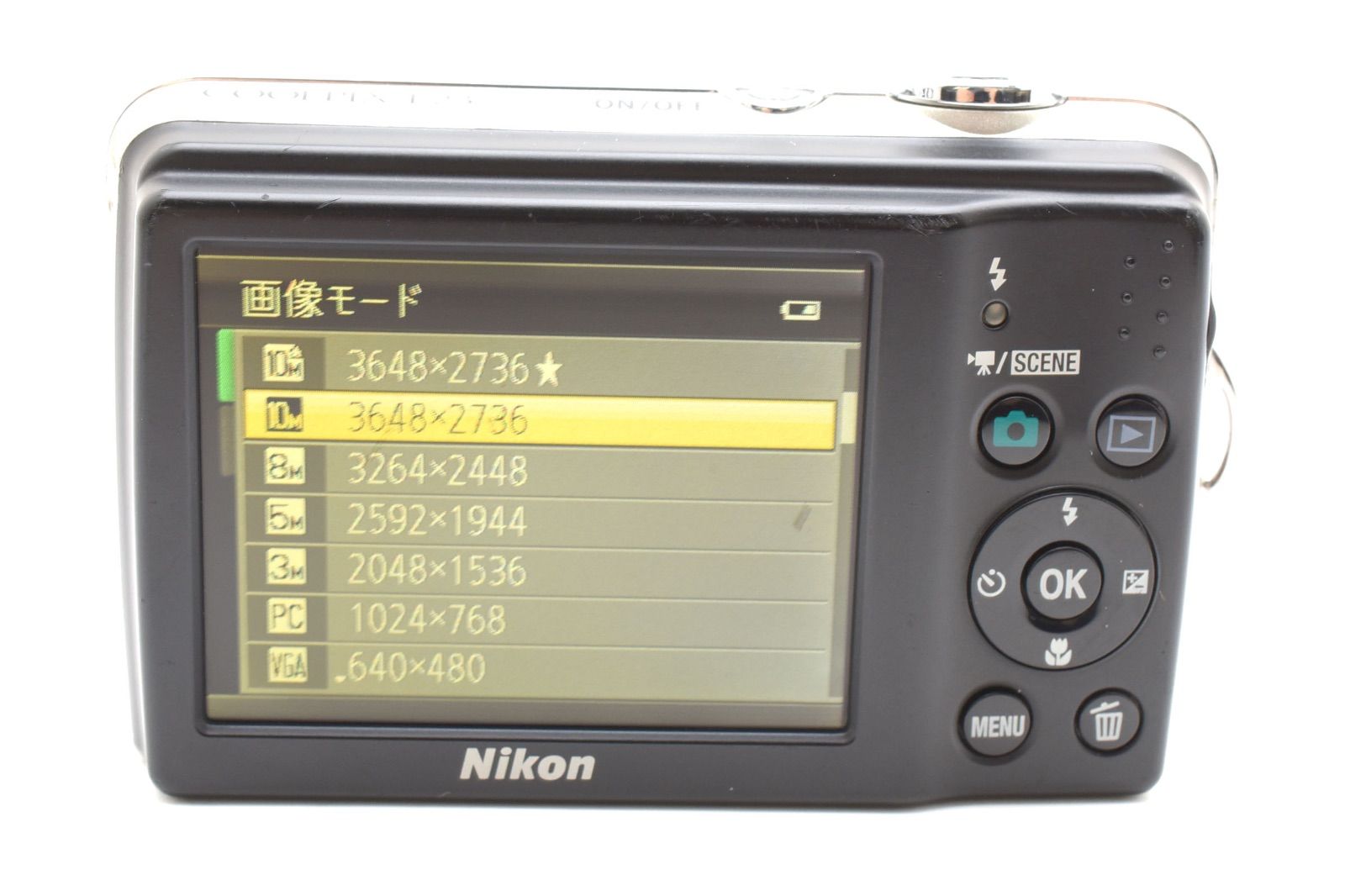 ニコン Nikon COOLPIX L23 シルバー SDカード付き - メルカリ
