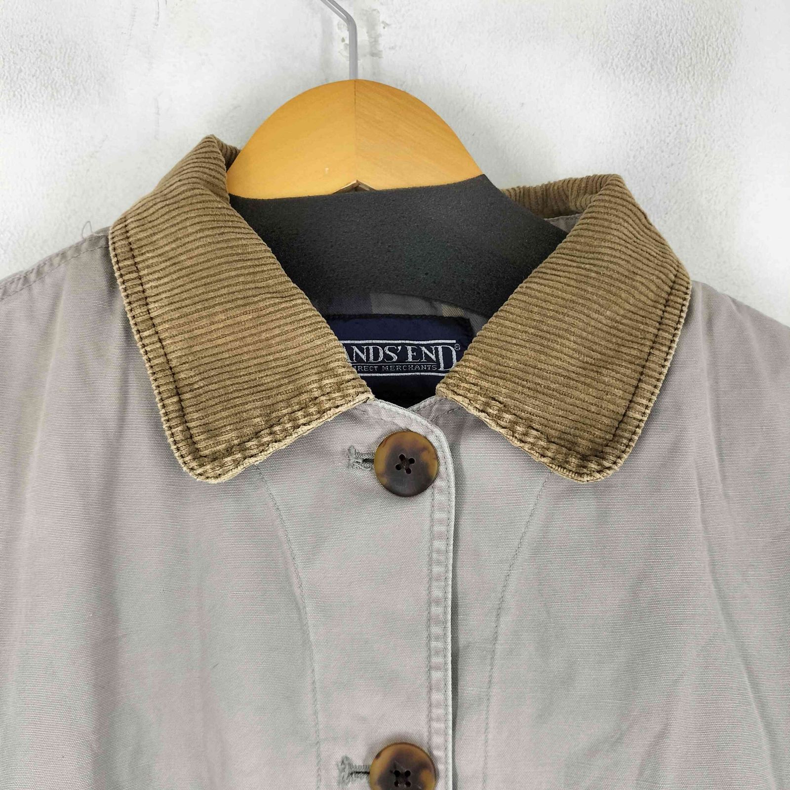 ランズエンド LANDS END 襟コーデュロイ ハンティングジャケット