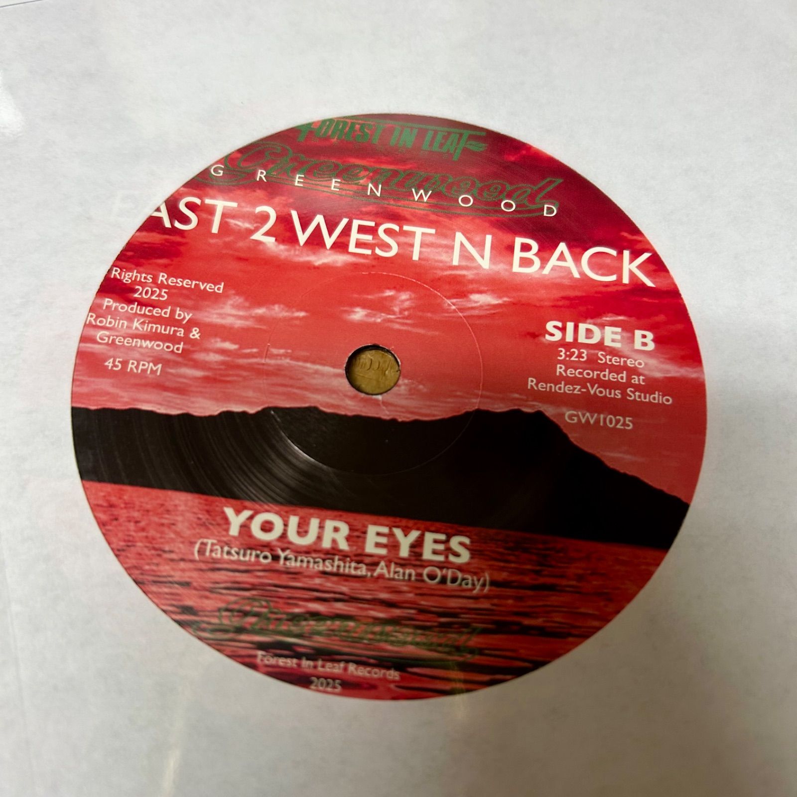 新品】GREENWOOD - PLASTIC LOVE / YOUR EYES [7