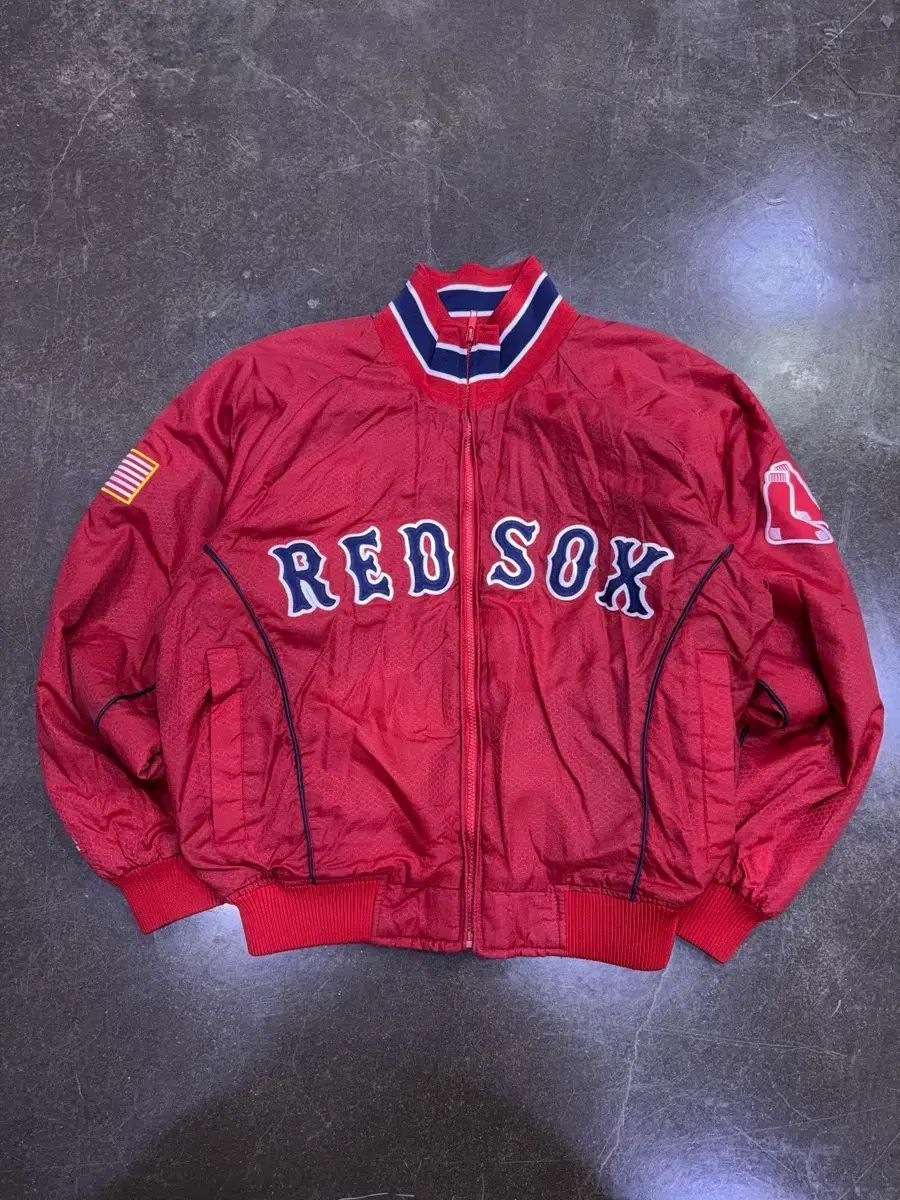 マジェスティック MLB ボストン レッドソックス ブルゾン ベンチ