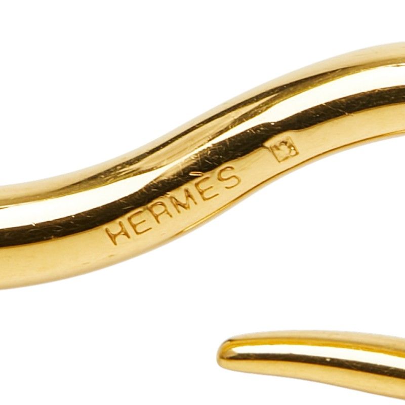 エルメス ジャンボ 2連 ブレスレット チョーカー ブラウン ゴールド