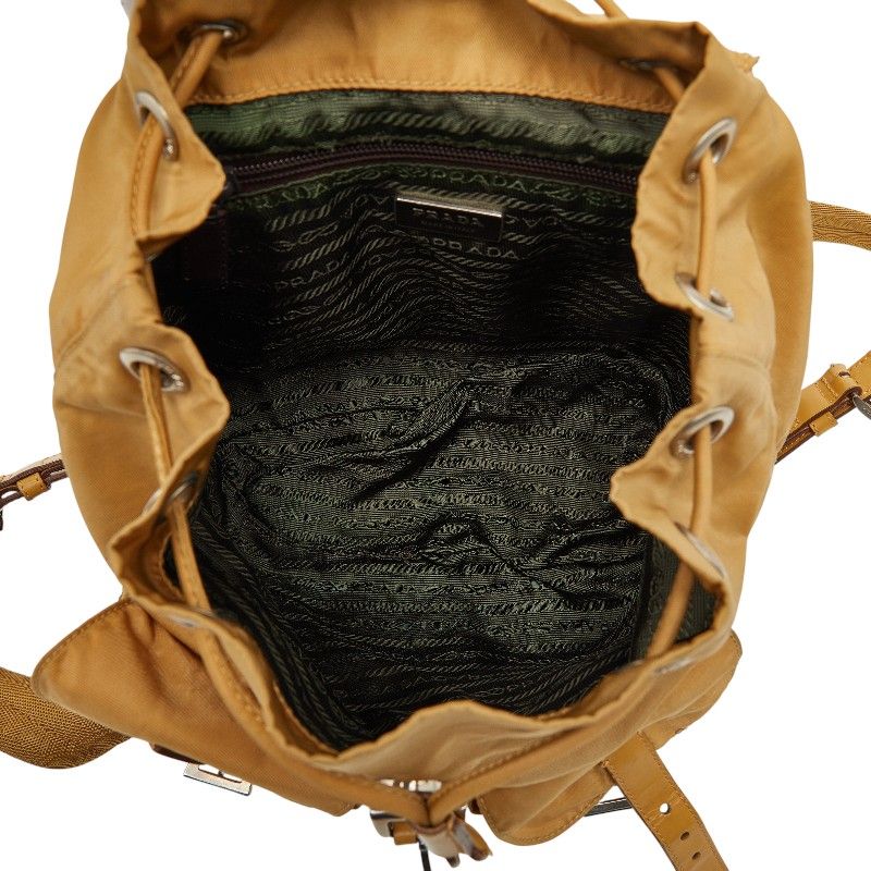 プラダ 三角ロゴプレート リュック バックパック 1BZ811 ベージュ