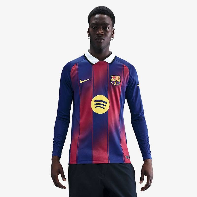 バルセロナユニフォームFC Barcelona Nike 長袖シャツ 赤青 送料無料・匿名配送】Nike ナイキ FCバルセロナ 25/26 ホーム シャツ