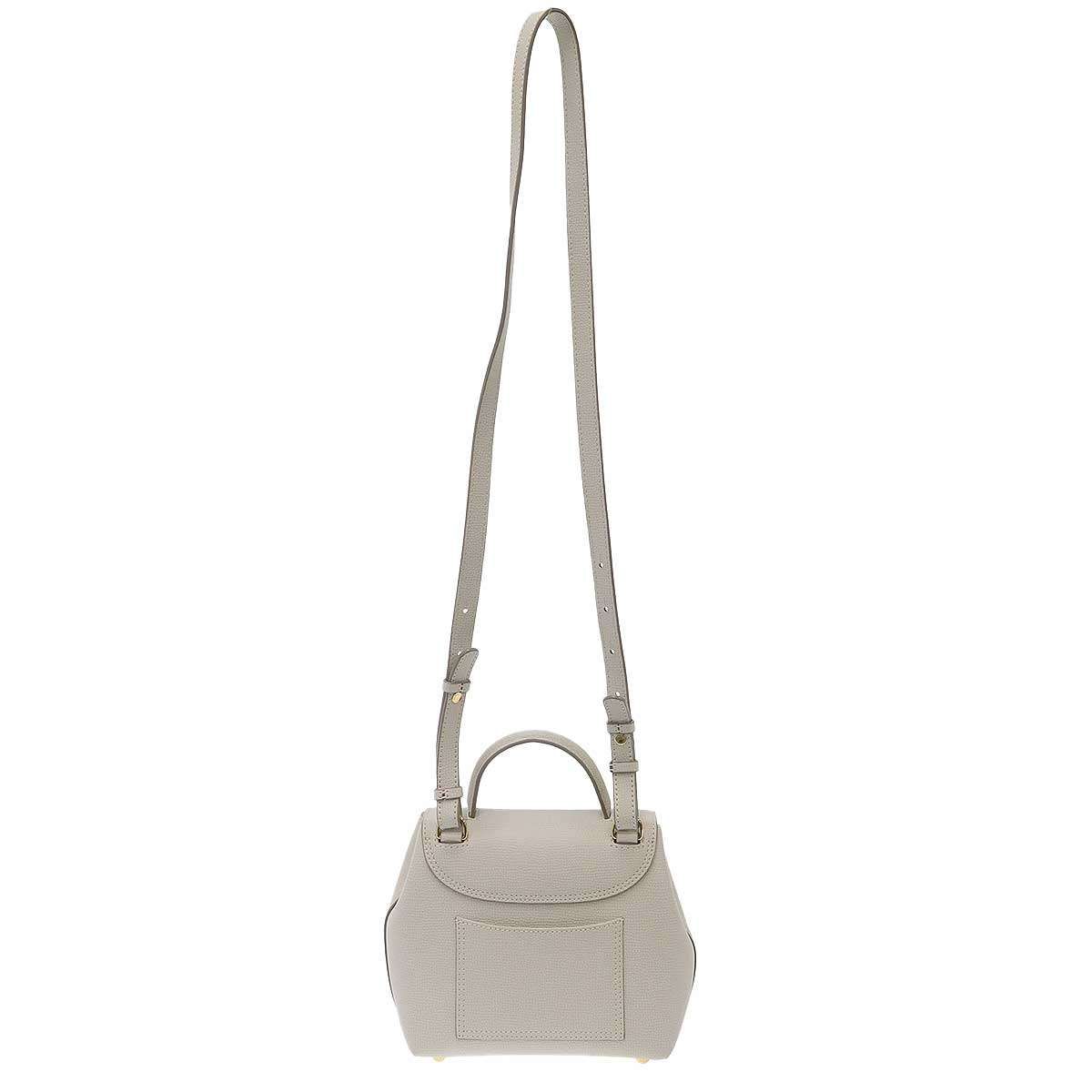 POLENE ポレーヌ Numero Un Nano レザーショルダーバッグ チョーク