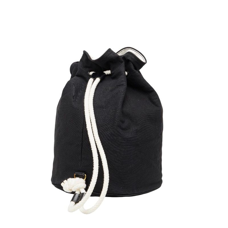 シャネル ノベルティ ロゴプリント プールバッグ ショルダーバッグ