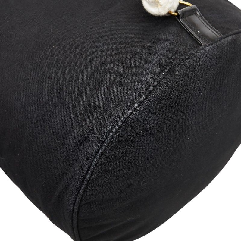 シャネル ノベルティ ロゴプリント プールバッグ ショルダーバッグ