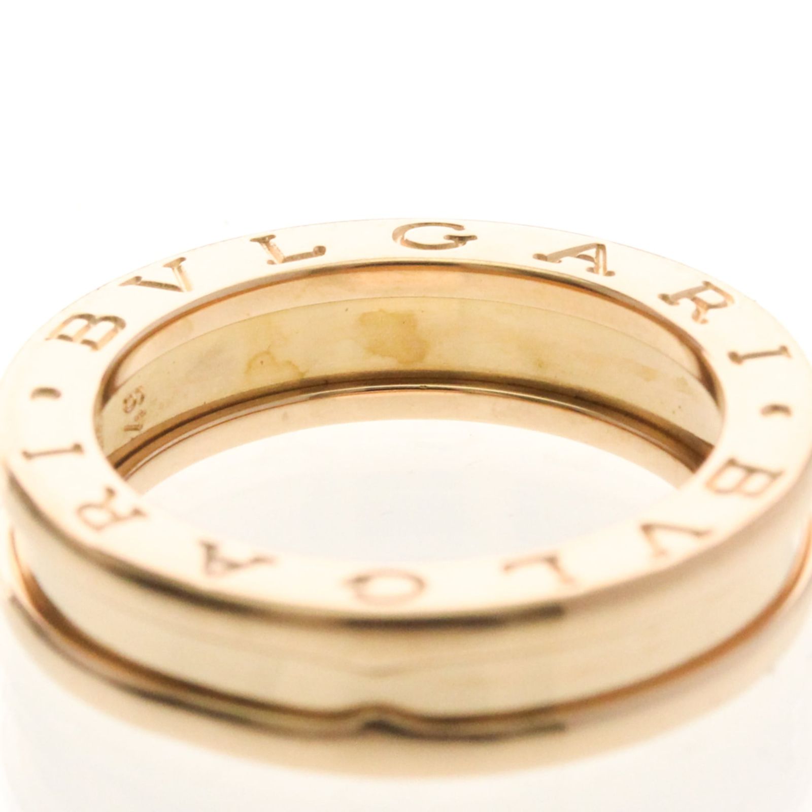 ブルガリ(Bvlgari) ビーゼロワンリング XS K18ピンクゴールド(K18PG 