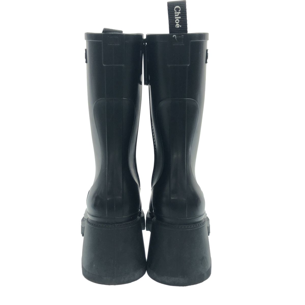 Chloe クロエ BETTY RAIN BOOTS レインブーツ 042224 ブラック 37 