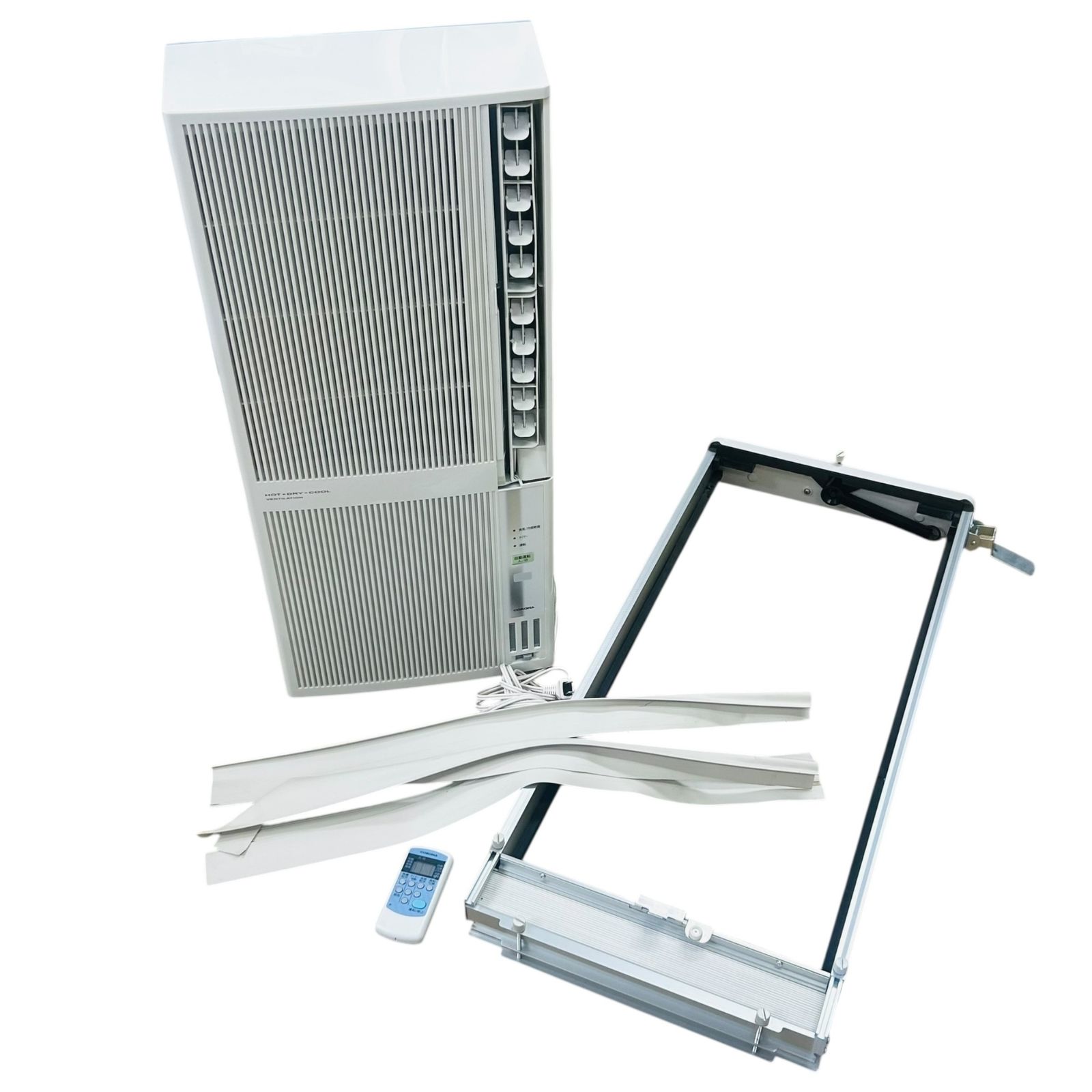 □CORONA CWH-A1821 窓用エアコン 冷暖房兼用 2021年製 ウインド