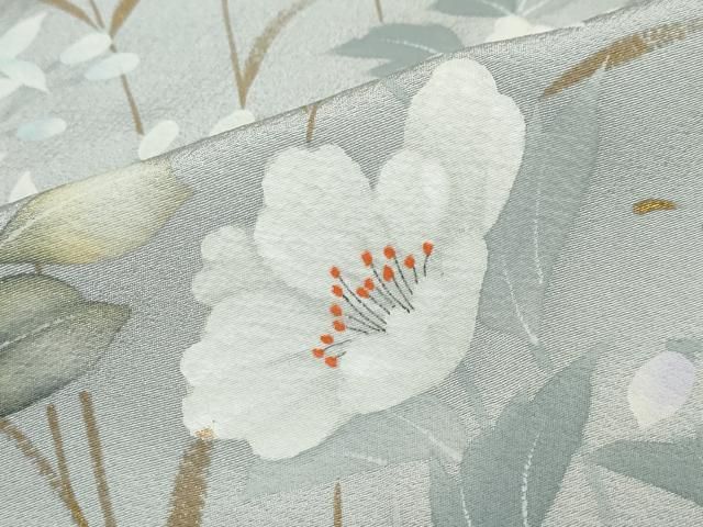 平和屋着物●訪問着　手描き　草花文　正絹　逸品　DABC2551ud 平和屋着物○訪問着 手描き 草花文 正絹 逸品 DABC2551ud - メルカリ