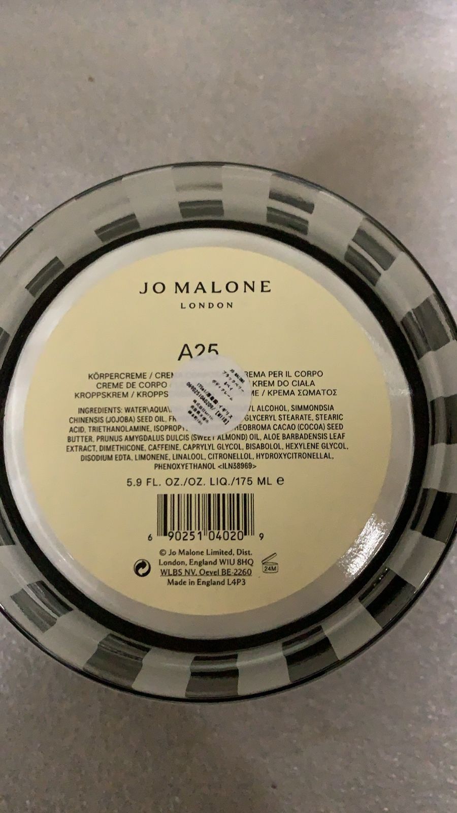 JO MALONE ブラックベリー ＆ ベイ ボディクリーム 175ml [並行輸入品