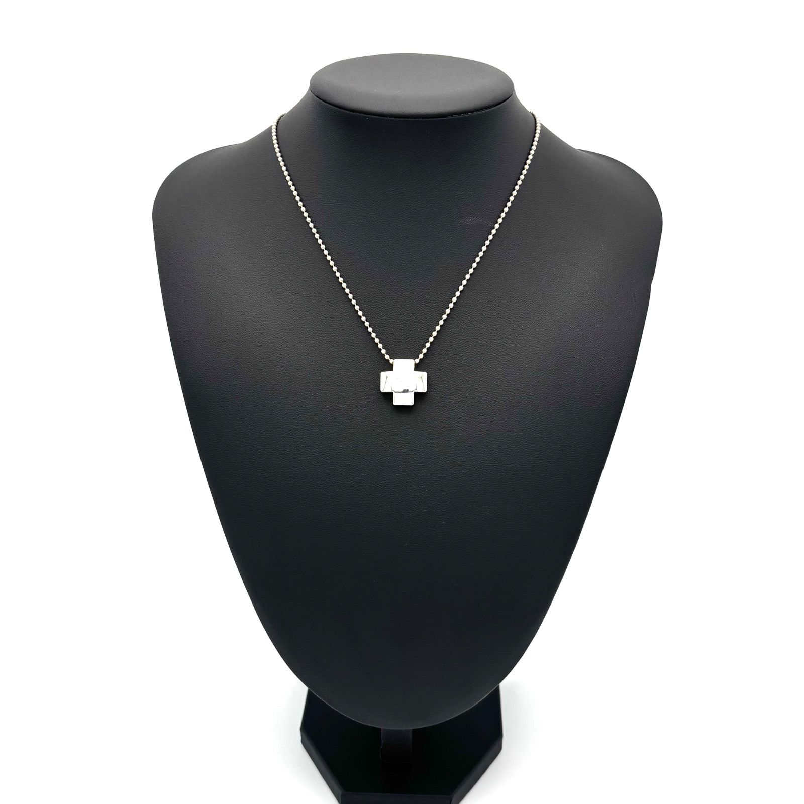 Tiffany&Co. ティファニー ローマンクロス ネックレス ボールチェーン 