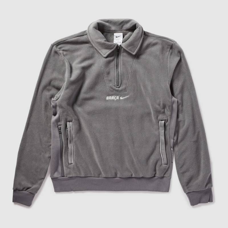 【送料無料・匿名配送】Nike ナイキ FCバルセロナ 25/26 ウィンター トップ 灰 グレー 新品 正規品 並行輸入 日本未発売