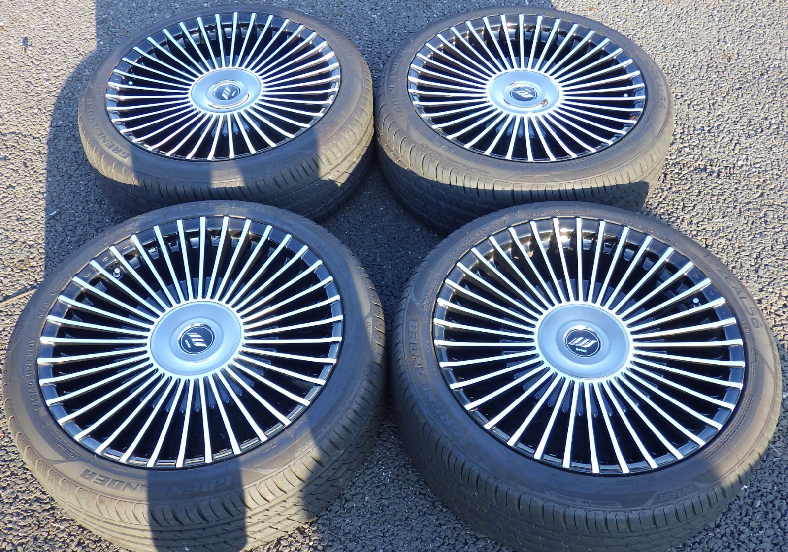 D1674)AWタイヤ☆40アルファード□WORK EMITZ STRAHL（イミッツ