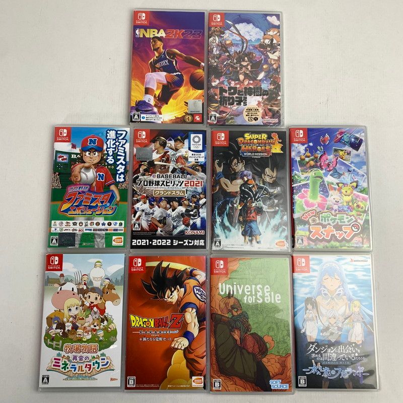 中古品】 Nintendo Switch ニンテンドー スイッチ ソフト 11本 セット