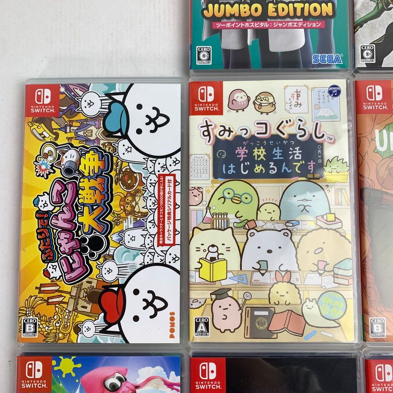 中古品】 Nintendo Switch ニンテンドー スイッチ ソフト 10本 セット