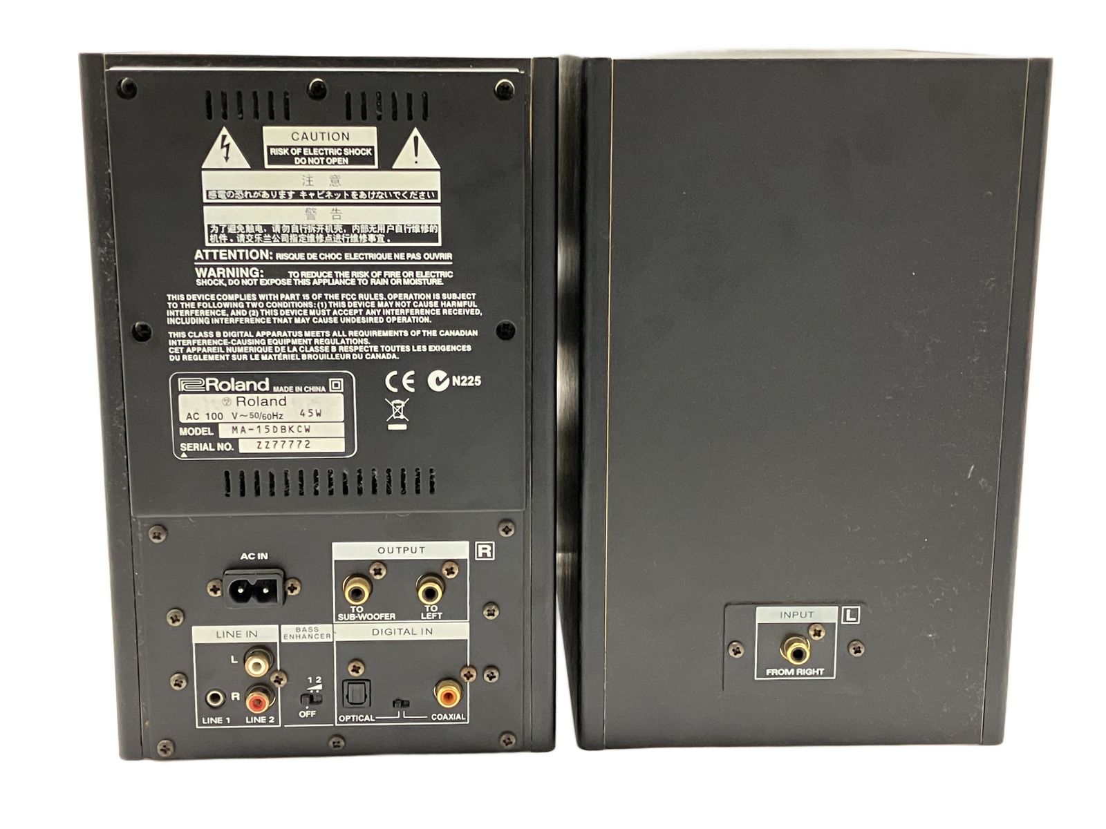 Roland MA-15D ステレオマイクロモニター デジタルモニタースピーカー